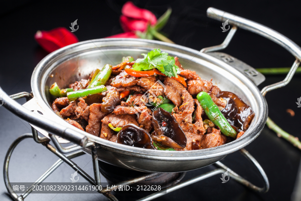 干鍋鹿肉
