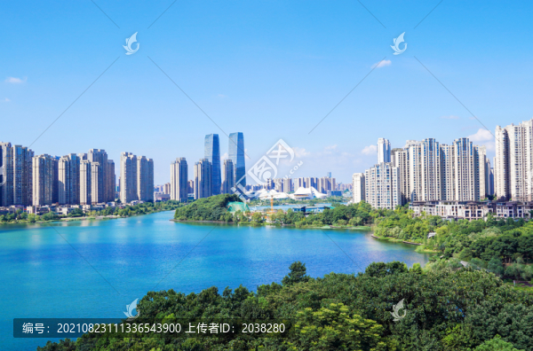 長沙梅溪湖風(fēng)光