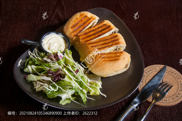 沙拉面包套餐