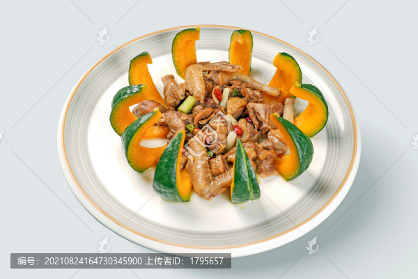 南瓜蒸乳鴿