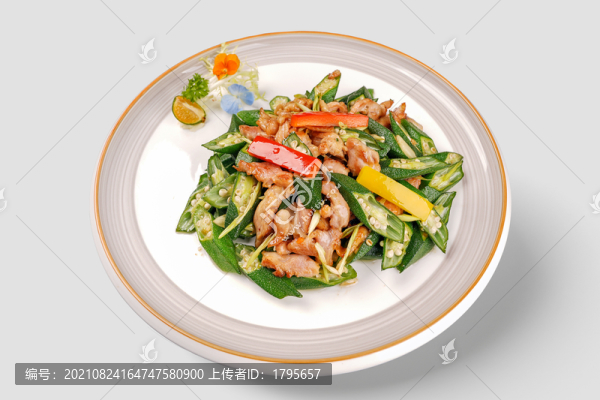 秋葵炒肉
