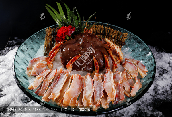 帝王蟹刺身