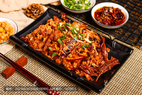 香辣手撕雞肉