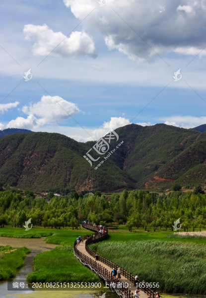 涼山風(fēng)光一鹽源瀘沽湖走婚橋