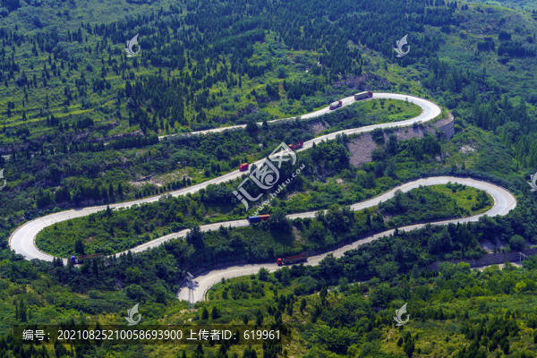 青州牛角嶺盤(pán)山路