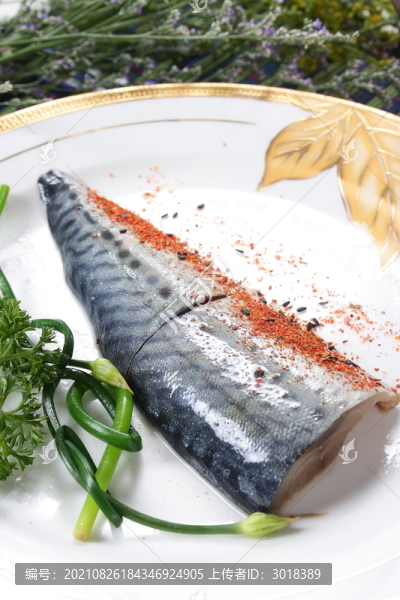 碳烤青花魚