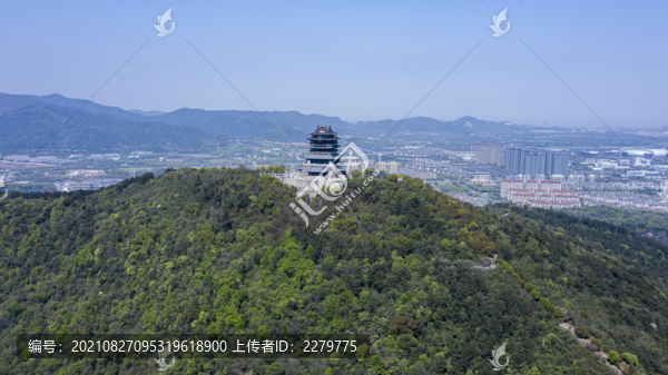 湖州仁皇山景區(qū)航拍