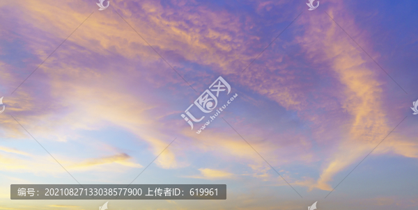 火燒云天空晚霞背景