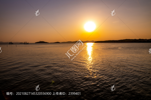 江蘇無錫太湖黿頭渚風(fēng)景區(qū)黃昏