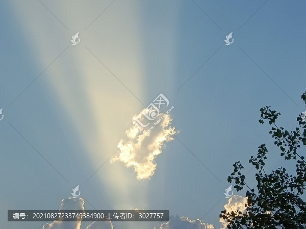 藍天白云素材