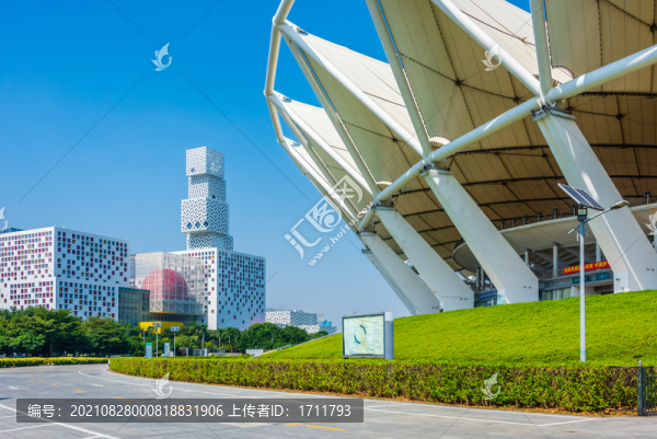 中國廣東佛山新城世紀蓮風光