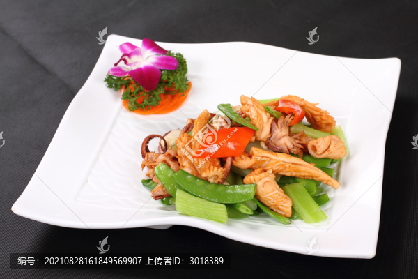 炒鮮魷