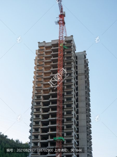 未完工的高層建筑