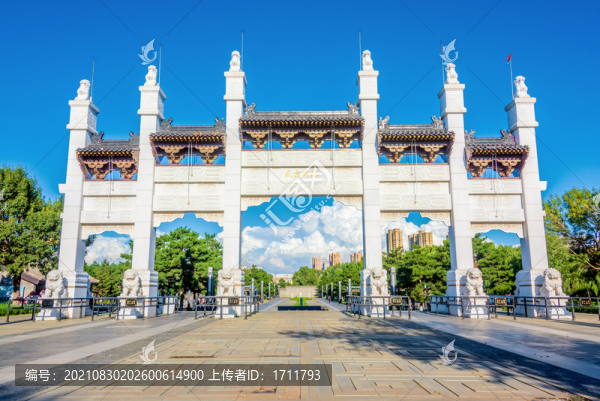 中國(guó)遼寧沈陽(yáng)盛京碑林公園牌坊