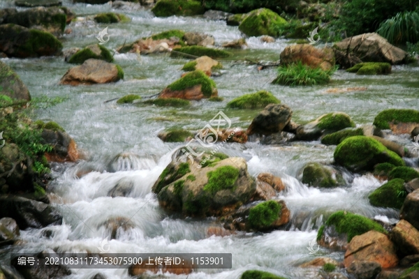 小河流水