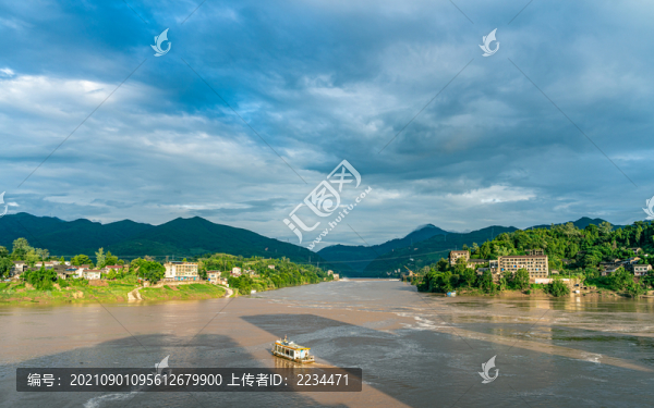 渠江風光