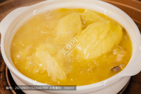 榴蓮煲雞