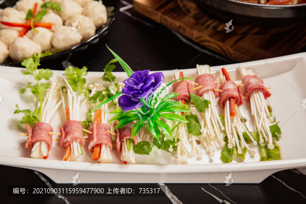 培根金針菇