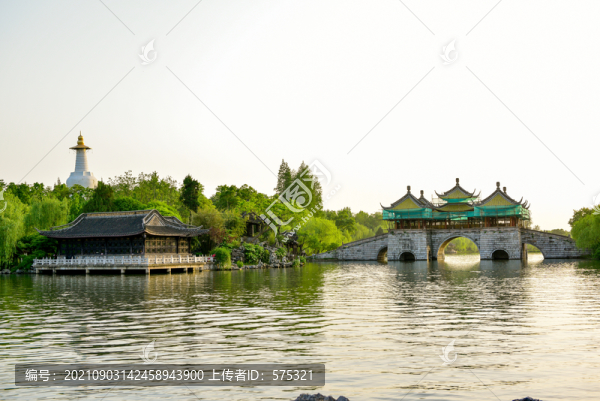 揚州瘦西湖五亭橋