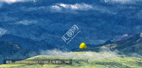 祁連山秋色