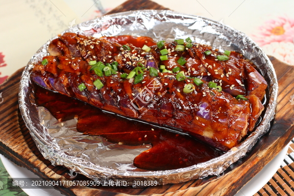 鐵板燒汁茄子
