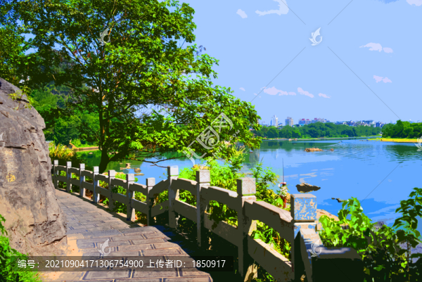 桂林木龍湖漓江