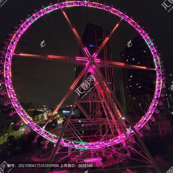 泉州之眼摩天輪夜景