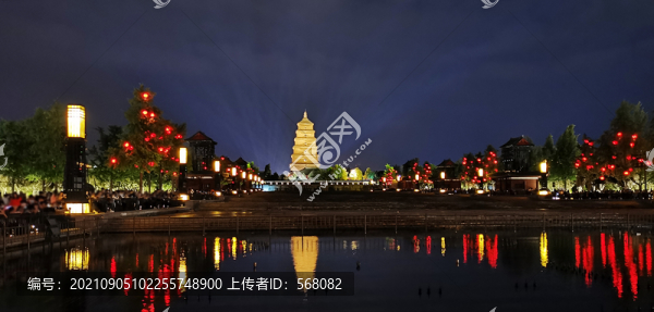 西安大雁塔夜景
