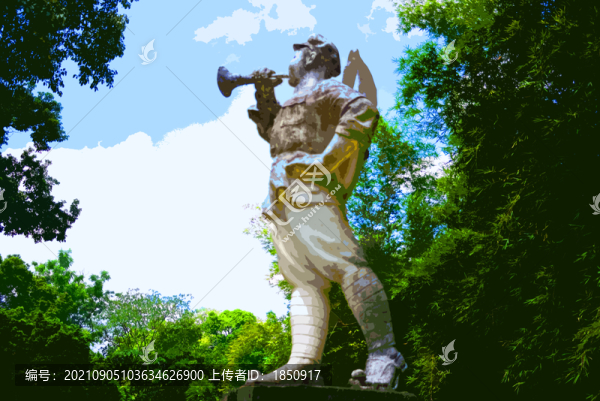 桂林七星公園小號手