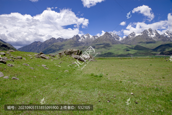 甘孜縣雪山高原美景