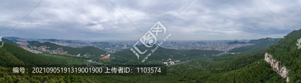 航拍濟(jì)南城市風(fēng)光