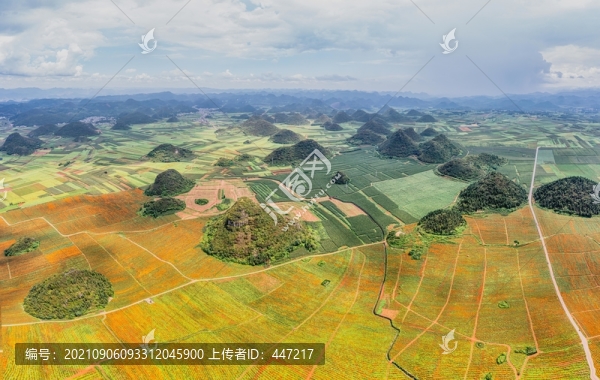 航拍羅平峰叢