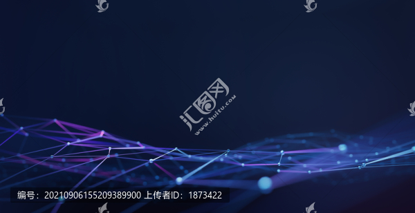 藍(lán)紫色網(wǎng)點(diǎn)網(wǎng)絡(luò)圖