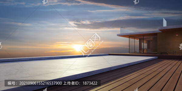 裝修室外大理石平臺設(shè)計擺設(shè)圖