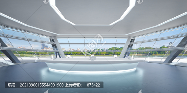 金屬現(xiàn)代風(fēng)建筑場景裝修室內(nèi)圖