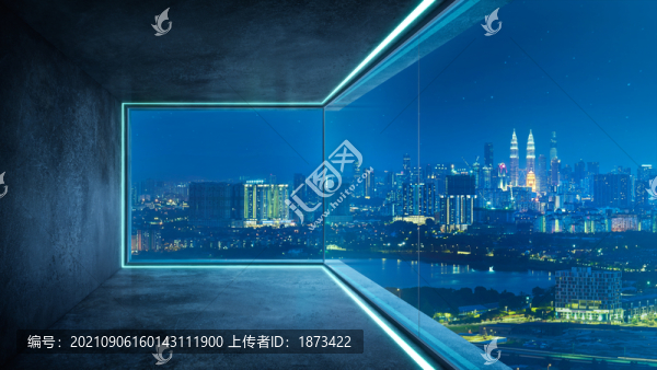 邊間視野吉隆坡雙子星塔夜景攝影照