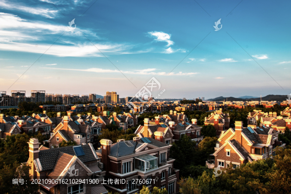 晴空下的小區(qū)