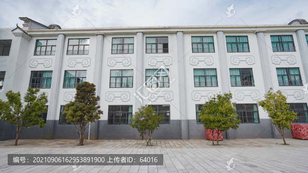 中式建筑校園