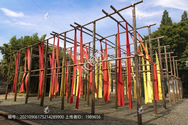 烏鎮(zhèn)藍(lán)印花布