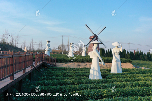 茶園雕塑