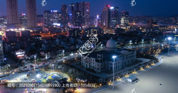 青島嶗山區(qū)夜景