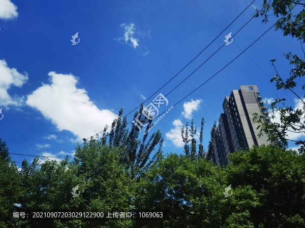 藍天攝影圖
