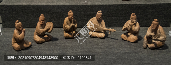 中國陜西歷史博物館唐代陶說唱俑