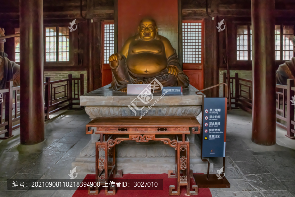 大覺寺天王殿彌勒佛塑像