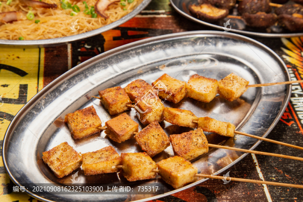 烤魚豆腐串