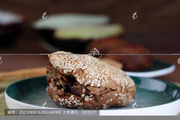 燒餅夾肉