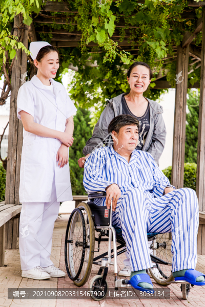 家屬探望病人