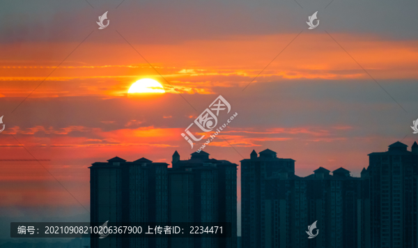都市日出