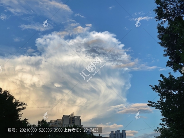 藍天白云