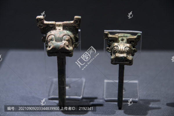 中國(guó)陜西歷史博物館春秋青銅車轄